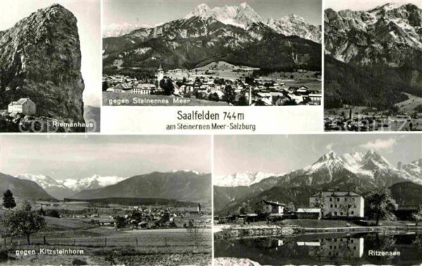 Saalfelden Steinernes Meer Riemanhaus Kitzsteinhorn Ritzensee Pano