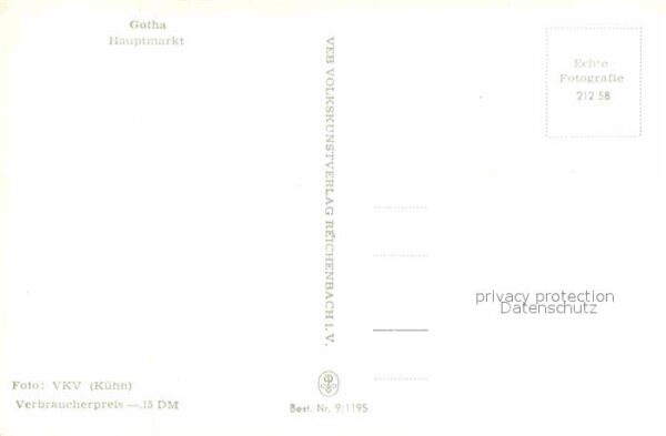 Gotha Thueringen Hauptmarkt – Bild 2
