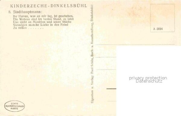 Dinkelsbuehl Kinderzeche Stadthauptmann – Bild 2