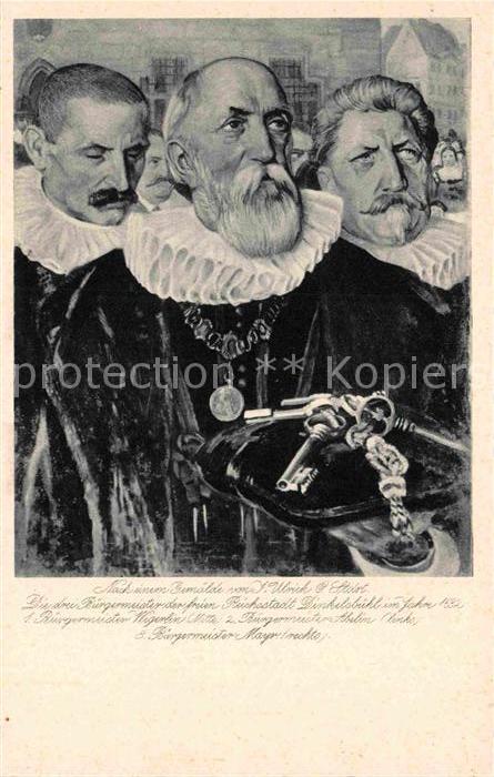 Dinkelsbuehl Die drei Bürgermeister