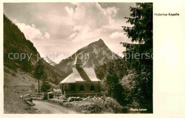 Allgaeu Region Hubertuskapelle mit Giebel
