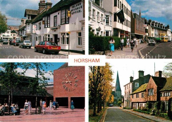 Horsham West Sussex Rathaus Strasse Kirche