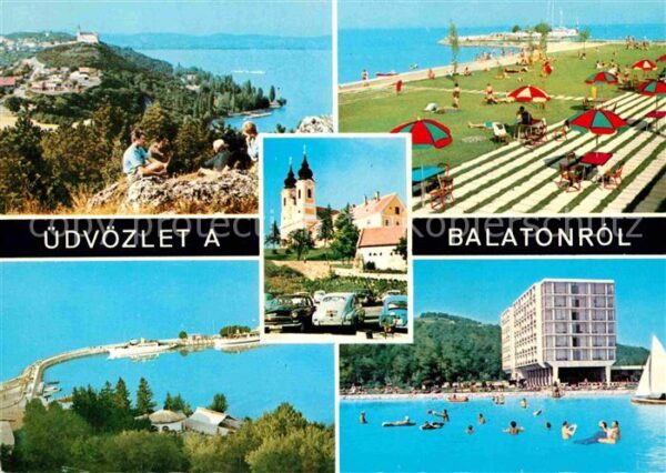 Balaton Plattensee Panorama Strand Bucht