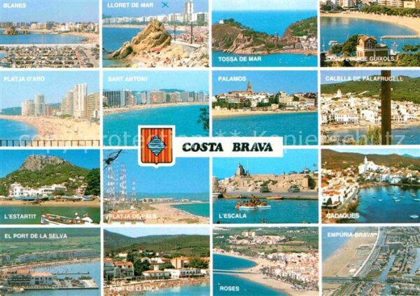 Costa Brava Blanes Plataja d_Aro Roses Palamos