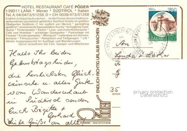 Lana Meran Hotel Restaurant Pöder – Bild 2