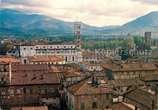 Lucca Aussicht vom Guinigi Turm
