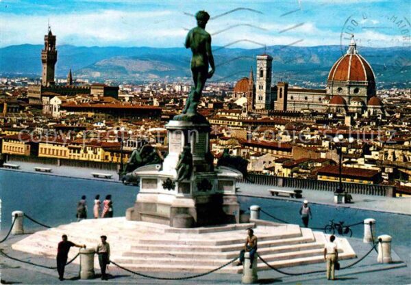 Firenze Florenz Panorama vom Michelangelo Platz