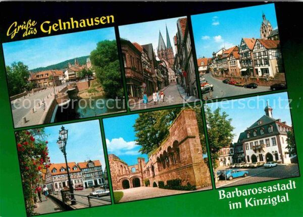 Gelnhausen Kirche Brücke Gasse Marktplatz