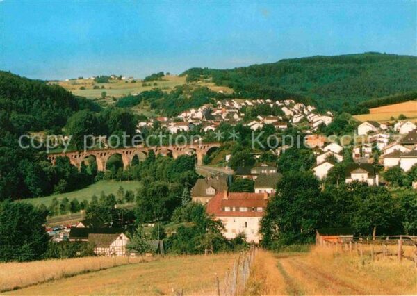 Bad Endbach Panorama mit Viadukt