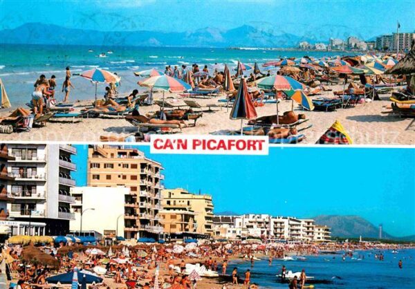 Can Picafort Mallorca Strand Panorama