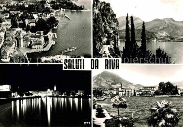 Riva del Garda Fliegeraufnahme Panorama Teilansicht