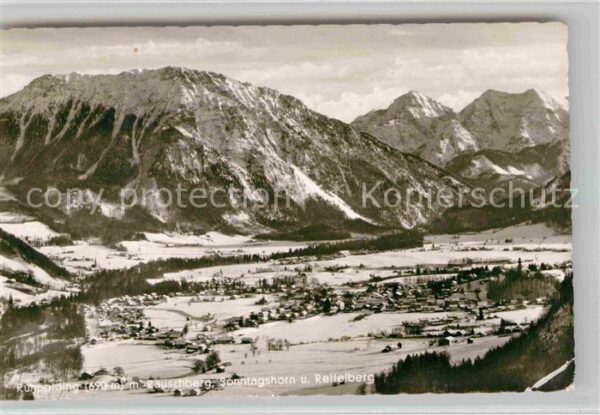 Ruhpolding Rauschberg Sonntagshorn Reifelberg