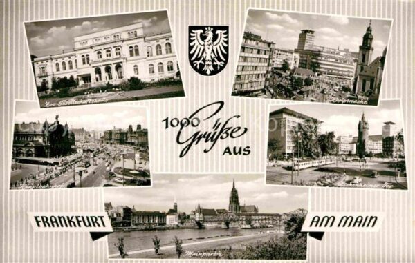 Frankfurt Main Zoo Gesellschaftshaus Hauptwache Hauptb