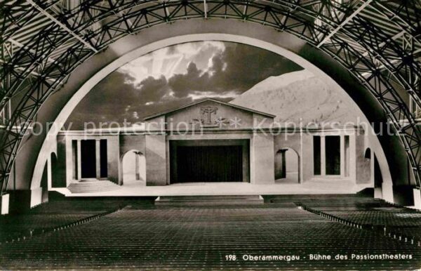 Oberammergau Bühne des Passionstheaters