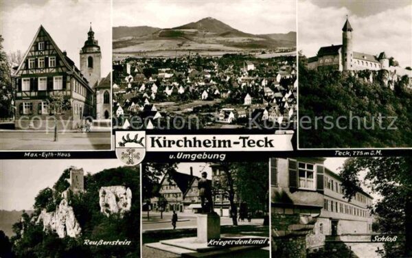 Kirchheim Teck Max Eyth Haus Stadtblick Schloss Reusse
