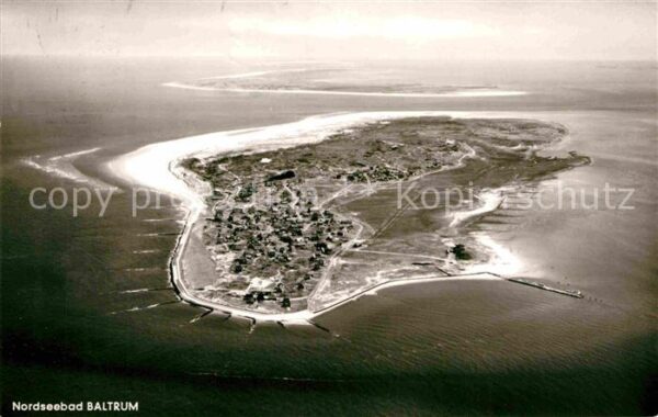 Baltrum Nordseebad Fliegeraufnahme