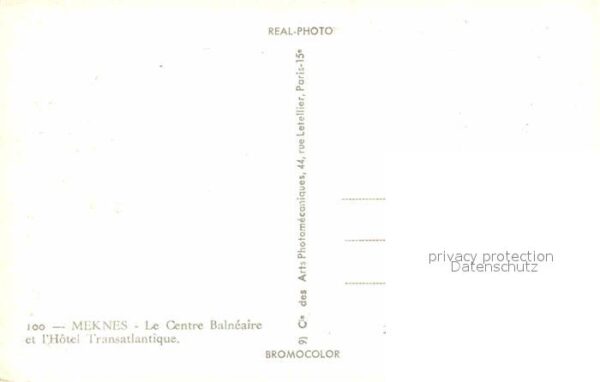 Meknes Centre Balneaire et l_Hotel Transatlant – Bild 2