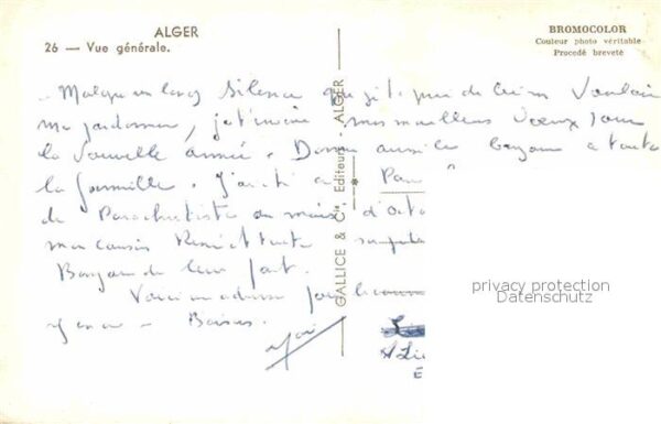 Alger Algerien Vue generale – Bild 2