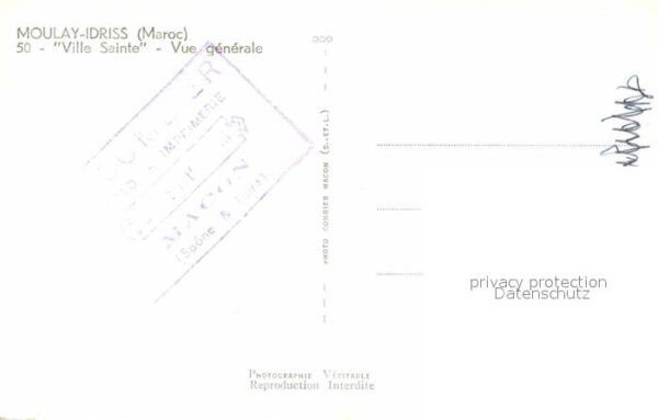 Moulay-Idris Ville Sainte Vue generale – Bild 2