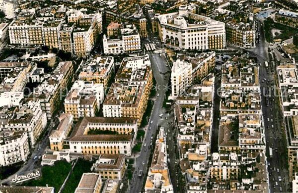 Alger Algerien Fliegeraufnahme Rue Michelet La Poste C