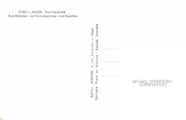 Alger Algerien Fliegeraufnahme Rue Michelet La Poste C – Bild 2
