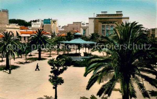 Sidi-Bel-Abbes La Place Carnot vers le Theatre