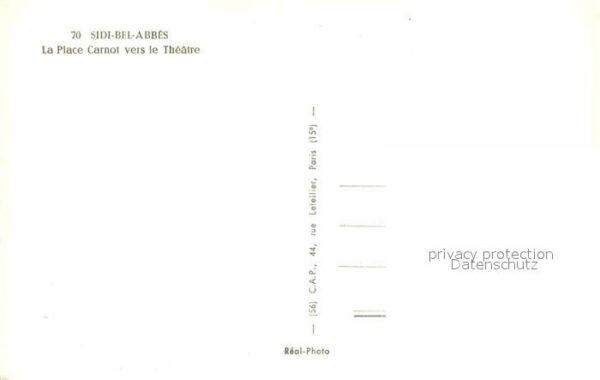 Sidi-Bel-Abbes La Place Carnot vers le Theatre – Bild 2
