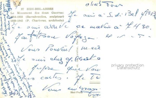 Sidi-Bel-Abbes Monument des deux Guerres – Bild 2