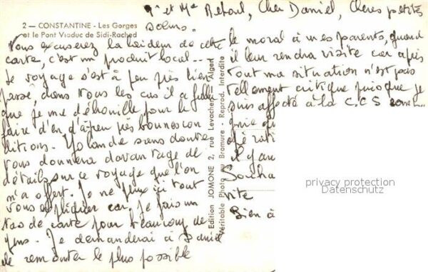 Constantine Algerien Les Gorges et le Pont Viaduc de Sidi Ra – Bild 2
