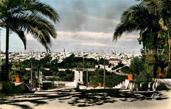 Meknes Vue sur la Medina prise de l_Hotel Tran