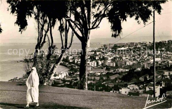 Alger Algerien Vue prise de Notre Dame d_Afrique