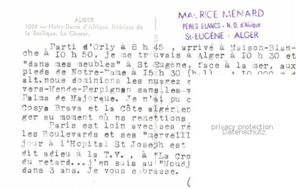 Alger Algerien Notre Dame d_Afrique Interieur de la Ba – Bild 2