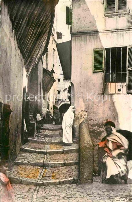 Alger Algerien En flanant dasn la Casbah