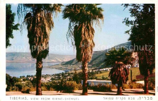 Tiberias View from Kiryat Shemuel