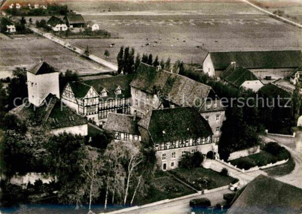 Helmstedt Burg Warberg Fliegeraufnahme