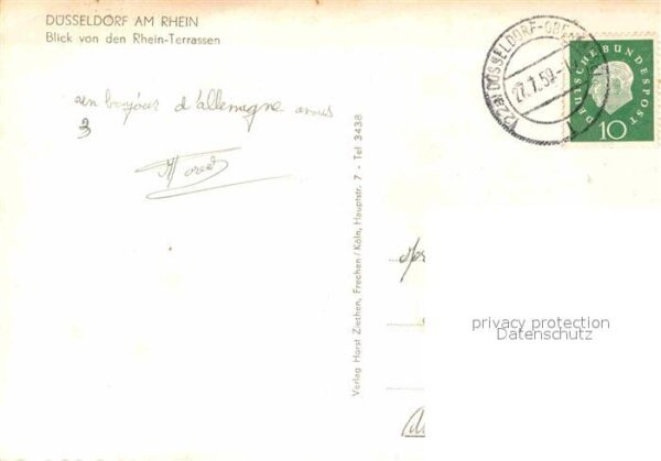 Duesseldorf Blick von den Rhein Terrassen – Bild 2