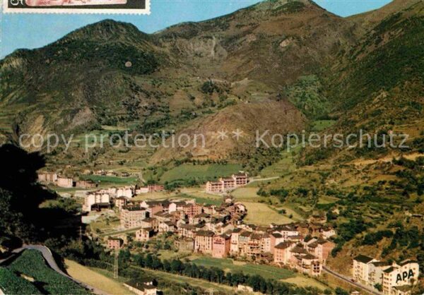 Valls d Andorra Sant Julia de Loria Vista general