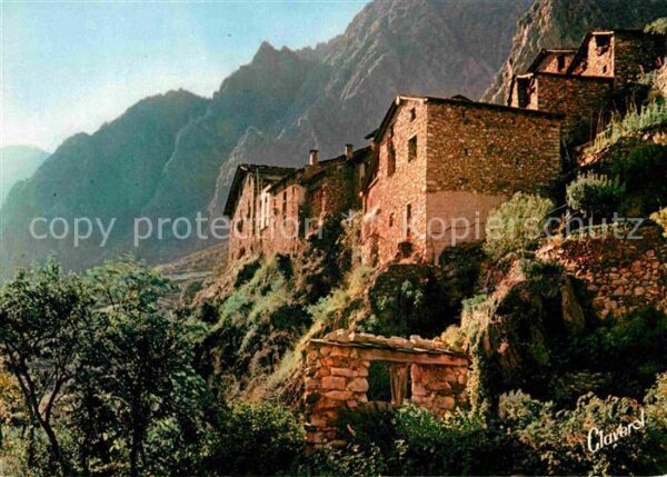 Valls d Andorra Cases tipiques del Pui