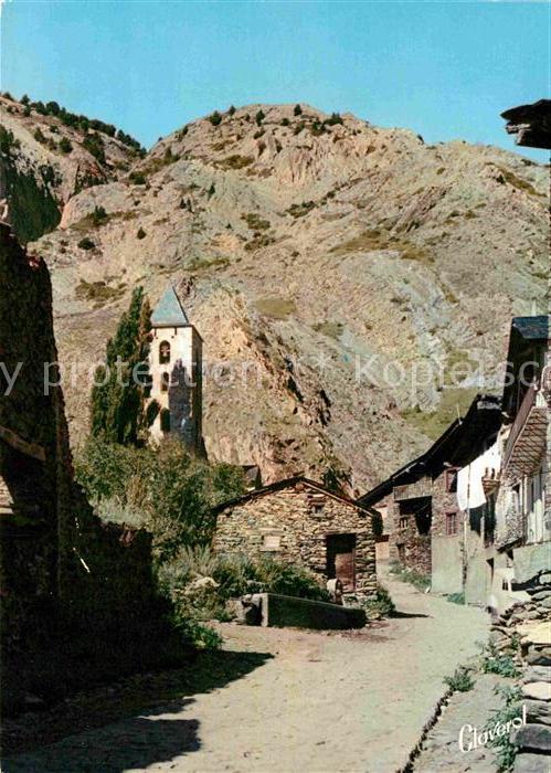 Valls d Andorra Canillo Carrer tipic