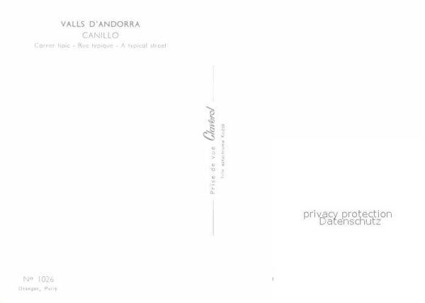 Valls d Andorra Canillo Carrer tipic – Bild 2