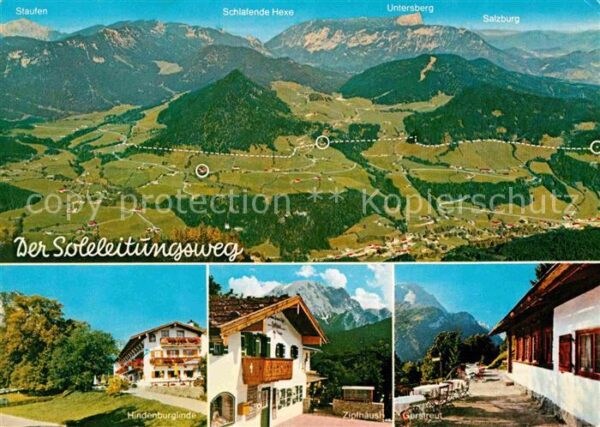 Ramsau Berchtesgaden Panorama Soleleitungsweg Hindenburglind