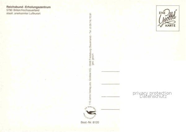 Brilon Reichsbund Erholungszentrum Foyer Bar H – Bild 2