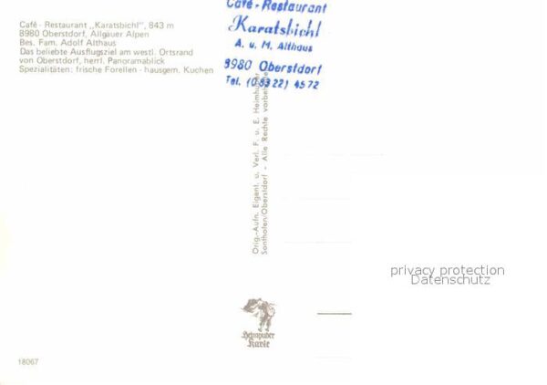 Oberstdorf Cafe Restaurant Karatsbichl – Bild 2