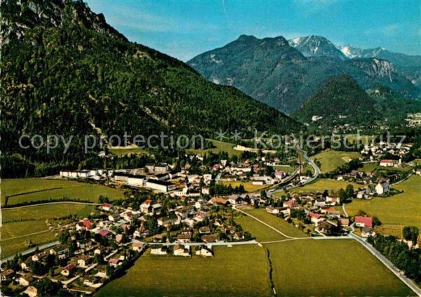 Bayerisch Gmain Fliegeraufnahme mit Müllnerhorn und Ris