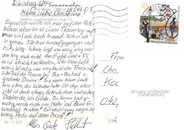 Garmisch-Partenkirchen Aussichts Restaurant Sonnenalm Wank – Bild 2