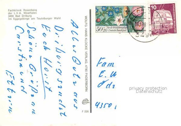 Bad Driburg Fachklinik Rosenberg der LVA Westfalen – Bild 2