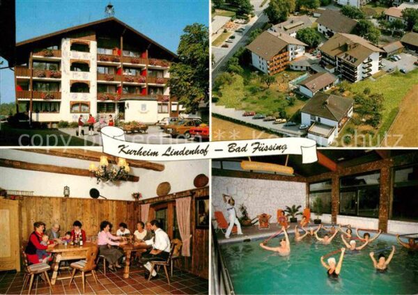 Bad Fuessing Kurheim Lindenhof Fliegeraufnahme Gasts