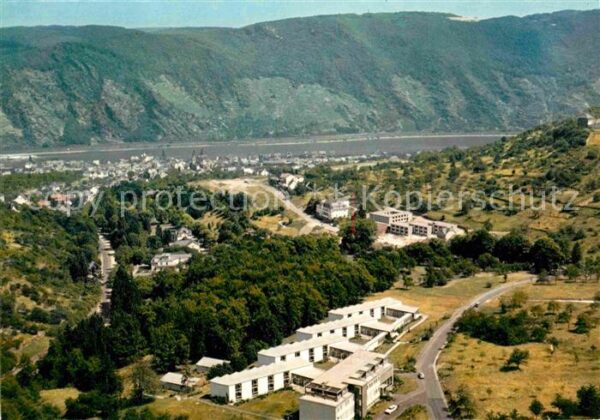 Bad Salzig am Rhein mit Sanatorium II Fliegeraufna