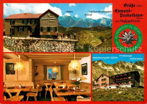 Oberstdorf Edmund Probst Haus Nebelhorn Bergstatio