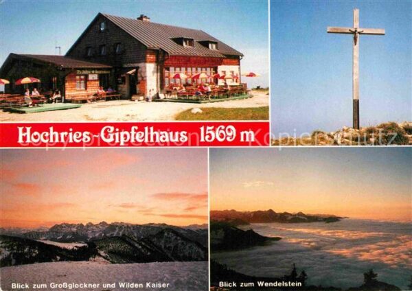 Samerberg Hochries Gipfelhaus Gipfelkreuz Grossgl